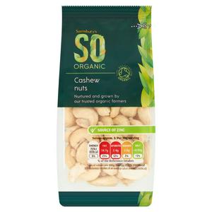 Sainsbury's Cashew Nuts, SO Organic 100g