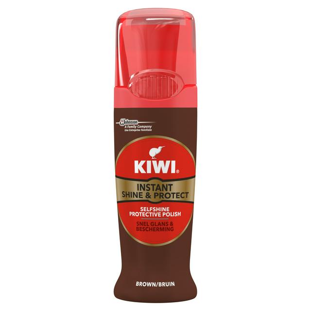 Kiwi Instant Wax Liquid, Brown 75ml 