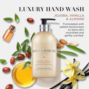 Baylis & Harding Signature Jojoba, Vanilla & Almond Oil Hand Wash 500ml - gallery image 3