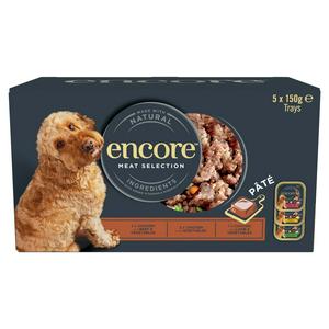 Encore Natural Pate Selection Dog Food Trays 5x150g - video