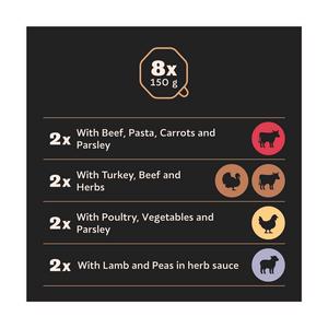 Cesar Country Stew 8 x 150g Poultry,Beef & Lamb in Gravy Wet Dog Food Tray - gallery image 4