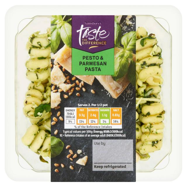 Sainsbury's Pesto & Parmesan Pasta, Taste The Difference 185g | Sainsbury's