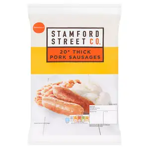 Stamford Street Co. Thick Pork Sausages x20 1kg