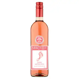 Barefoot Pink Moscato Rosé Wine 75cl