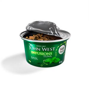 John West Basil No Drain Tuna Infusions 80g - gallery image 2