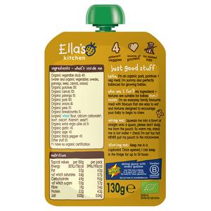 Ella's Kitchen Organic Bangers & Mash Baby Food Pouch 7+ Months 130g - gallery image 2