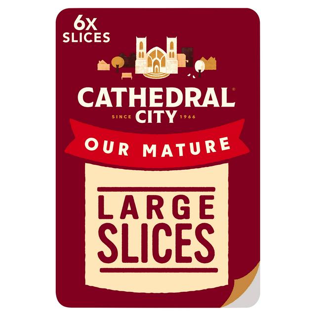 Cathedral City Mature Cheddar Slices x6 150g