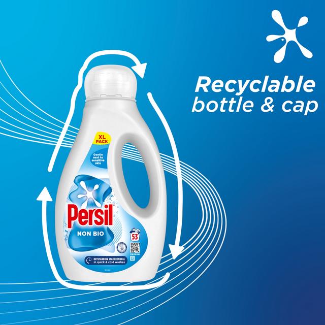 Persil Laundry Washing Liquid Detergent Non Bio 53 Washes