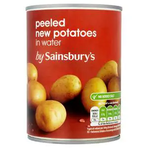 Sainsbury's Peeled New Potatoes In Water 560g (360g*)