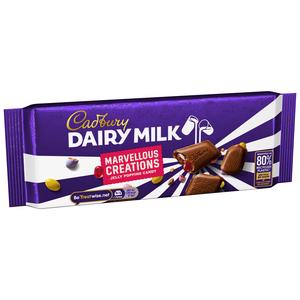 Cadbury Dairy Milk Marvellous Creations Jelly Popping Candy Chocolate Bar 160g - gallery image 4