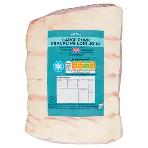 Sainsbury's British Large Pork Crackling Loin Joint