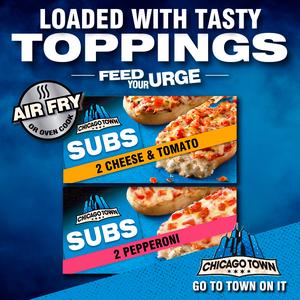 Chicago Town Sub Cheese & Tomato Pizzas x2 (250g) - gallery image 2
