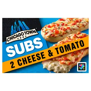 Chicago Town Sub Cheese & Tomato Pizzas x2 (250g)