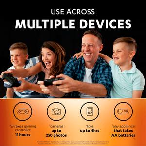 Duracell Rechargeable AA 1300mAh Batteries, pack of 4 - gallery image 5