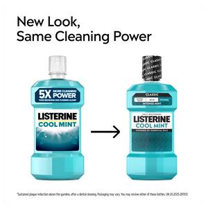 Listerine Essentials Cool Mint Mouthwash 1L - gallery image 3