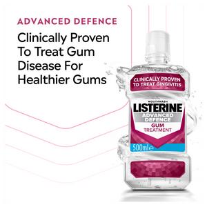 Listerine Advanced Defence Gum Treatment Mouthwash 500ml - gallery image 2