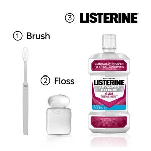 Listerine Advanced Defence Gum Treatment Mouthwash 500ml - gallery image 5