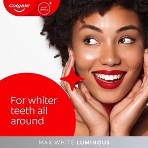 Colgate Max White Luminous Teeth Whitening Toothpaste 75ml - gallery image 4