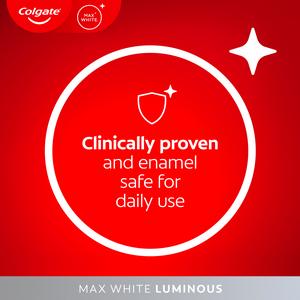 Colgate Max White Luminous Teeth Whitening Toothpaste 75ml - gallery image 6