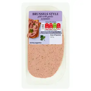 Sainsbury's Brussels & Garlic Pate 170g