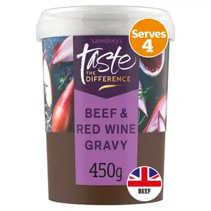 Sainsbury's Beef & Red Wine Gravy, Taste the Difference 450g (Serves 4)