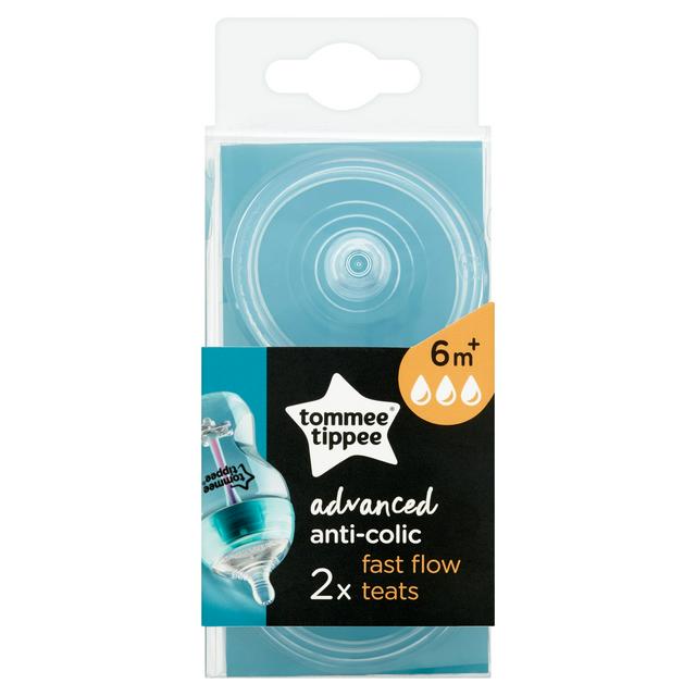 Tommee Tippee Closer To Nature Advance Comfort Teats, Fast x2