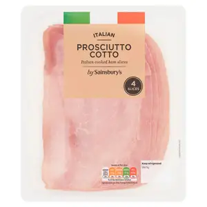 Sainsbury's Italian Prosciutto Cotto Slices x4 100g