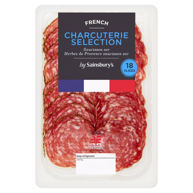 Sainsbury S French Charcuterie Selection Slices X18 80g Sainsbury S