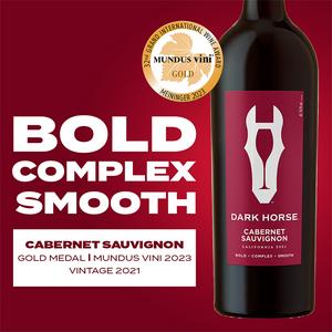 Dark Horse Cabernet Sauvignon Red Wine 75cl - gallery image 3
