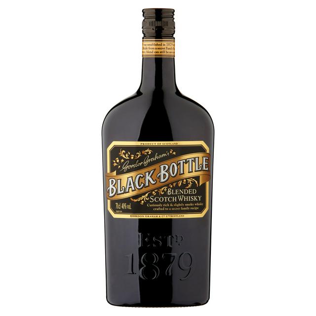 Empty Black Bottle  Blended Scotch Whisky 70cl 