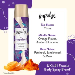 Impulse Bodyspray Deodorant, Be Suprised 75ml - gallery image 4