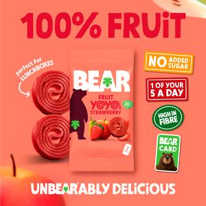 BEAR Fruit Yoyos Strawberry Family Pack 9x20g - gallery image 3