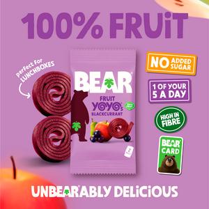 BEAR Fruit Yoyos Blackcurrant Multipack 5x20g - gallery image 3