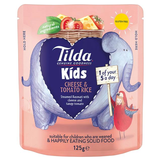 Tilda Kids Cheese & Tomato Rice 125g 12 Month+
