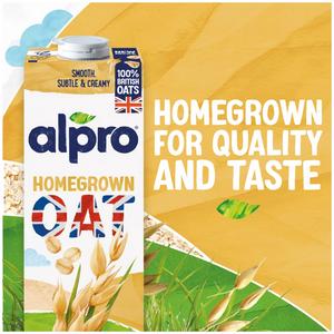 Alpro 1L Original Long Life Dairy Free Oat Drink - gallery image 5