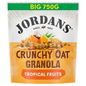 Jordans Crunchy Oat Granola Tropical Fruits Breakfast Cereal 750g - video