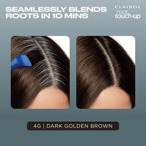 Clairol Root Touch-Up Permanent Hair Dye Dark Golden Brown 4G - gallery image 3