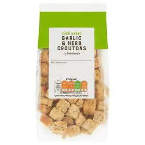 Sainsbury's Garlic & Herb Croutons 100g