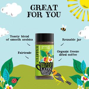Clipper Fairtrade Organic Decaf Latin American Instant Coffee 100g - gallery image 2