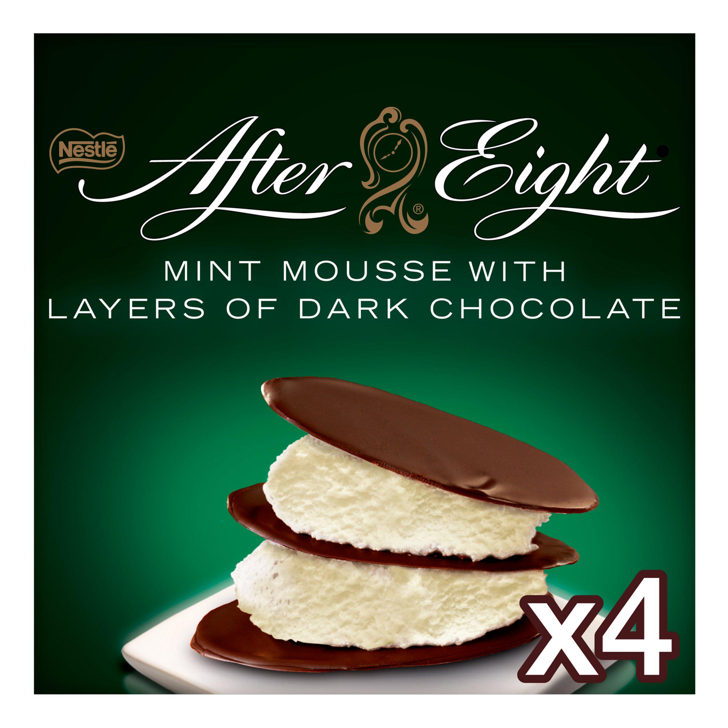 After mint. After eight Chocolate.