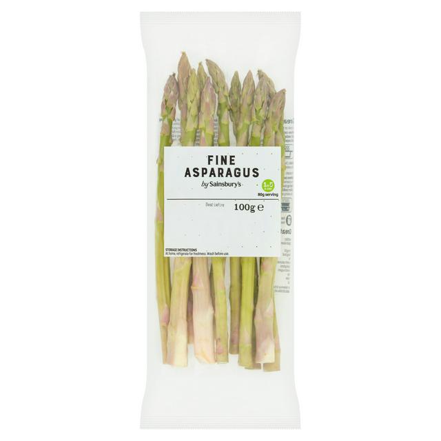 Sainsburys Asparagus Fine 100g