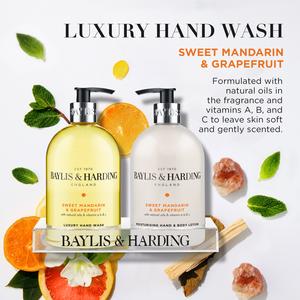 Baylis & Harding Handwash & Body Lotion Gift Set, Sweet Mandarin & Grapefruit x2 - gallery image 2