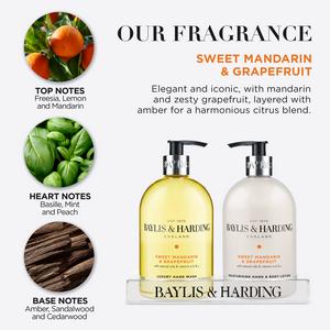 Baylis & Harding Handwash & Body Lotion Gift Set, Sweet Mandarin & Grapefruit x2 - gallery image 4