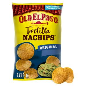 Old El Paso Gluten Free Crunchy Nacho Chips 185g Sainsbury S