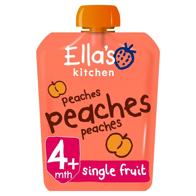 Ella's Kitchen Organic Peaches First Tastes Baby Pouch 4+ Months 70g