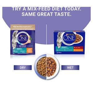 Purina One Senior 7+ Chicken Dry Cat Food 2.8kg - gallery image 2