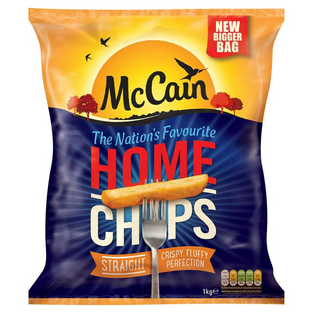 McCain Home Chips, Straight Cut 900g 
