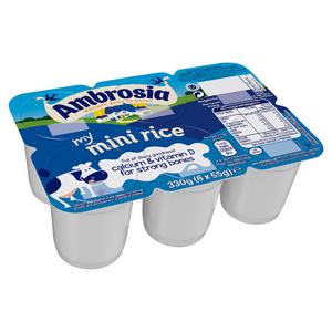 Ambrosia My Mini 6 x 55g Rice Lunchbox Snack Pots - gallery image 2