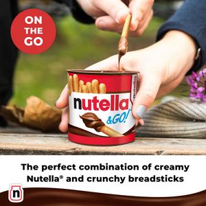 Nutella & Go! Hazelnut & Chocolate Spread + Breadsticks Snack 48g - gallery image 2