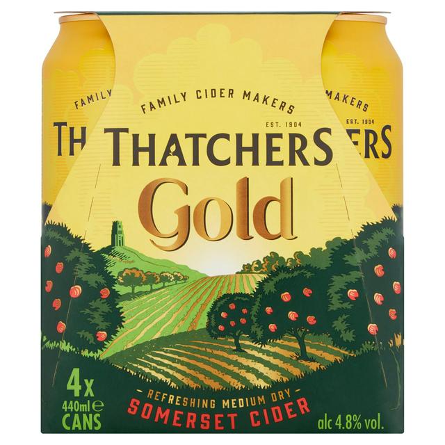 Thatchers Gold Cider 4x440ml